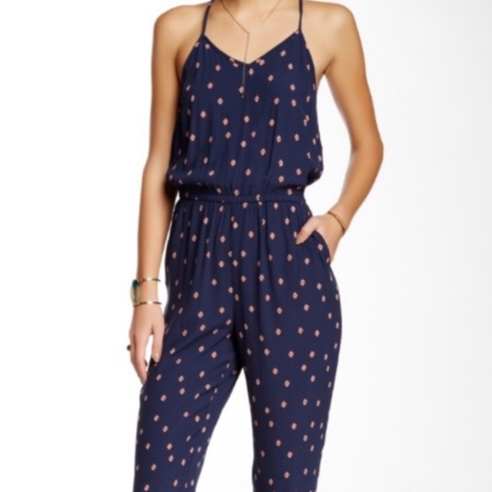 Lucky Brand Blue Jumpsuit